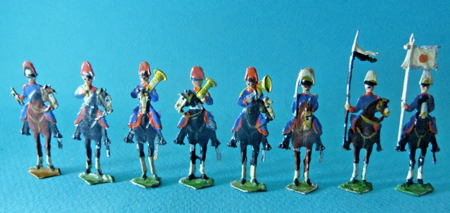 30 Figurines Soldats Prussiens 1870 – Zinnfiguren Étain à Peindre – Cavalerie Échelle 30mm