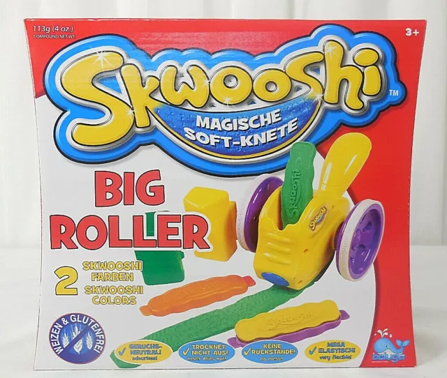 Beluga Skwooshi Magische Softknete Big Roller Aufbewahrungsboxen Farben Neu