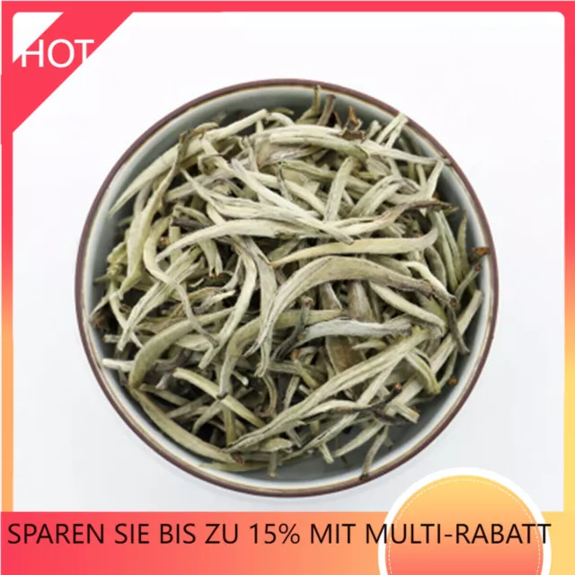 Herbal Tea Neuer Bio Bai Hao Yin Zhen Silver Needle Weißer Loser Blattknospentee