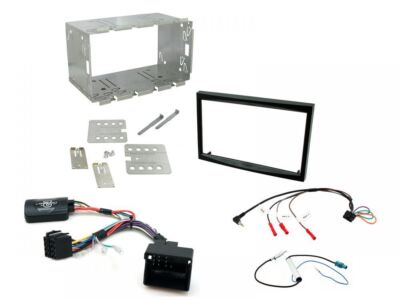 STEREO Doppio DIN Kit di montaggio COMANDI dello sterzo per adattarsi Suzuki Swift 2011-17 