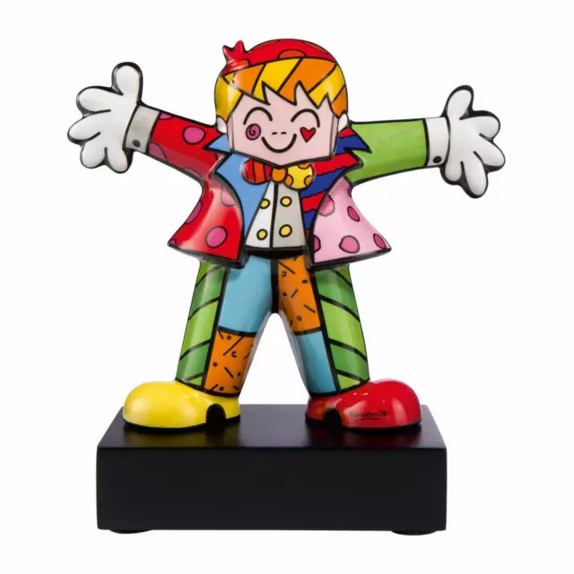 Goebel Hug Too Figur Pop Art Romero Britto Bunt Porzellan