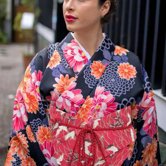 Japanese Style Belt Woman Belts for Embroidered Women Folk-custom