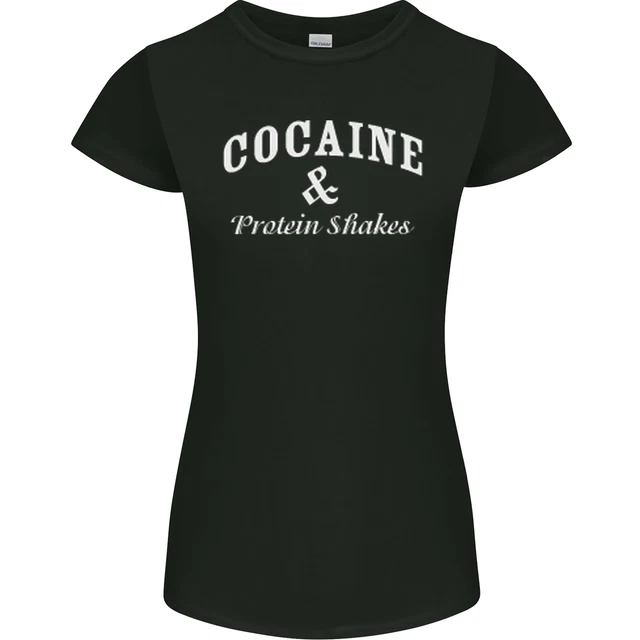 T-shirt Humoristique Enjoy Cocaine – Gris – Gildan