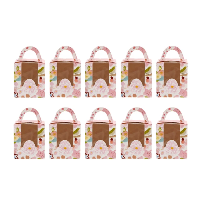Caja de papel para cupcakes cajas individuales contenedor para pasteles soporte taza