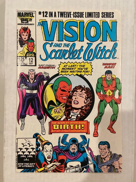 The Vision and The Scarlet Witch #12  Comic Book   1st App Thomas and Billy