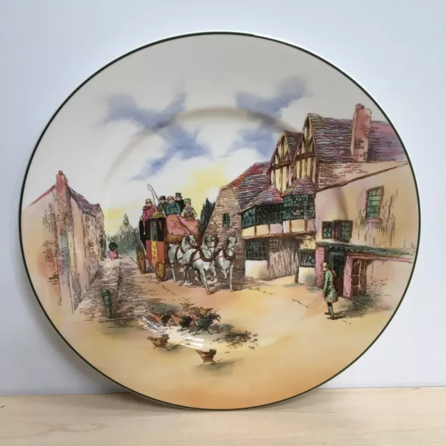 Royal Doulton Series 10.25" Plate Old English Coaching Scenes D6393