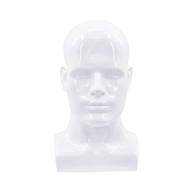 Male Mannequin Head Professional Manikin Head for Display Wigs Hats Headpho R7Y5
