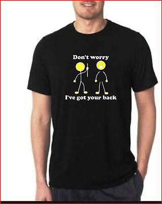 HO ricevuto la tua schiena T-SHIRT DIVERTENTE HO Swag Slogan UMORISMO Stickman (indietro, t shirt)