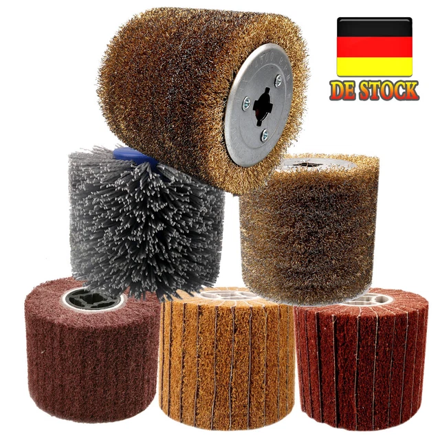 Schleifwalze 120x100 Mm Mit Körnung 120 - Vielseitiger Schleifmop Für Holz & Metall