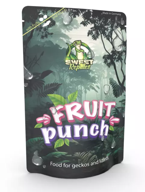 Sweet Reptiles - 200g Gecko & Lizard Food Fruit Punch - Kronengeckofutter