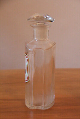 Antike Apotheker Flasche Apotheker-Glas Apothekergefäß Tinct. Ferr. Arom. 2