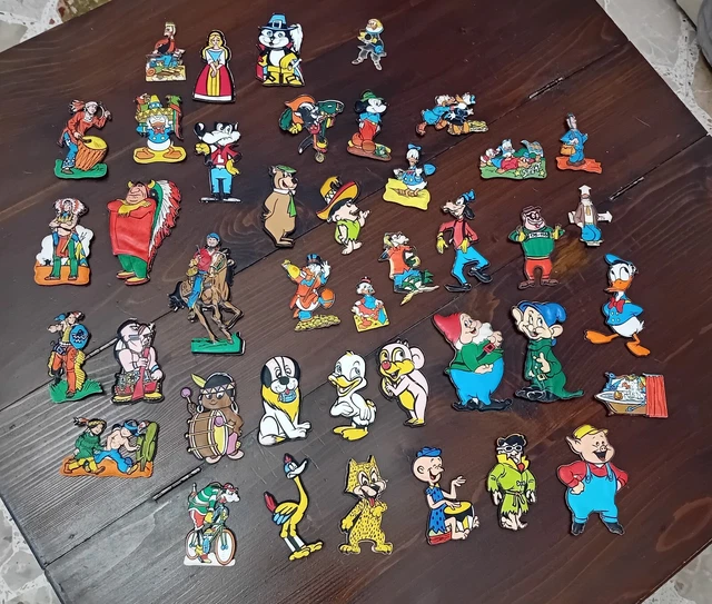 LOTTO FIGURINE PLASTECO DISNEY MIO LOCATELLI  41 pezzi