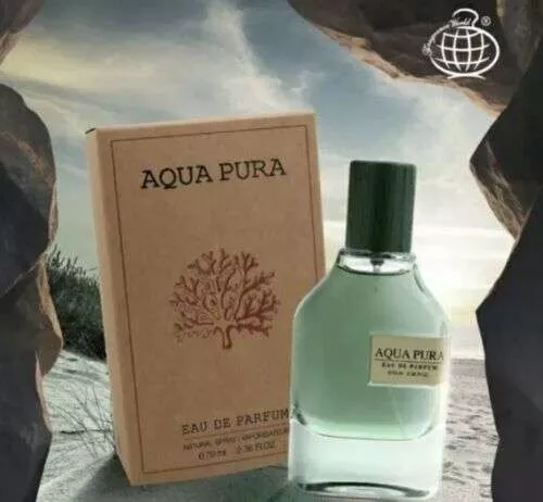 Aqua Pura EDP Perfume By Fragrance World 70 ML🥇Rich Niche Orto UAE  Parfum