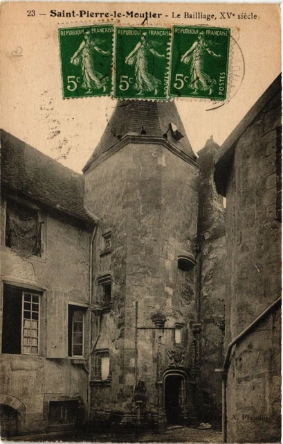 CPA St-PIERRE-le-MOUTIER - Le Bailliage XV siecle (456400)