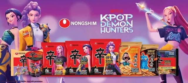 3PK KPOP DEMON Hunters SHIN Ramyun Ramen Huntrix Rumi Zoey Mira Golden ...