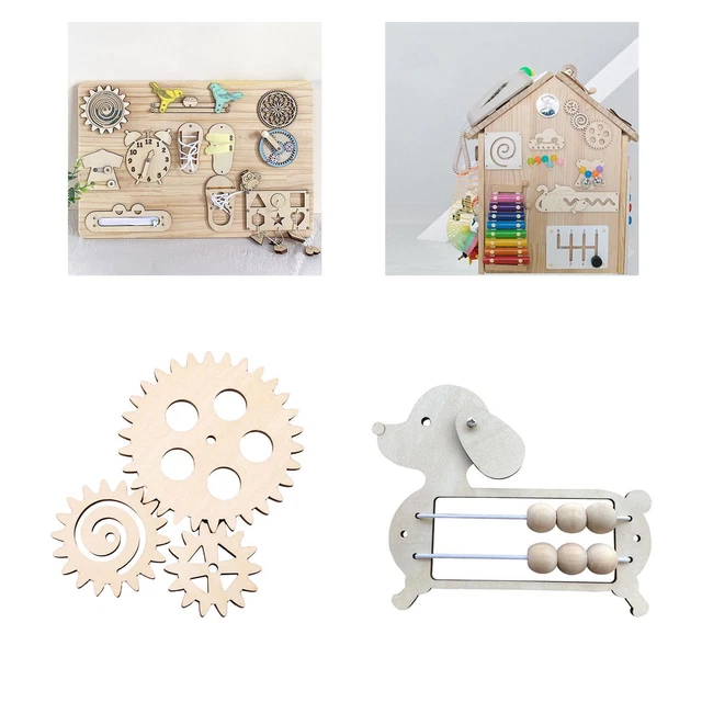JEUX DE SOCIÉTÉ Occupés En Bois Jouets D'éducation Précoce Accessoires