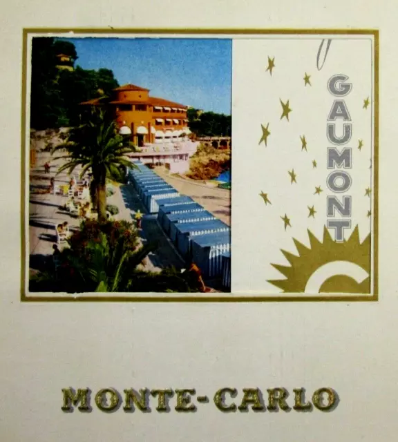 Vintage Monte Carlo Monaco Travel Brochure Business Directory Calendar 1957