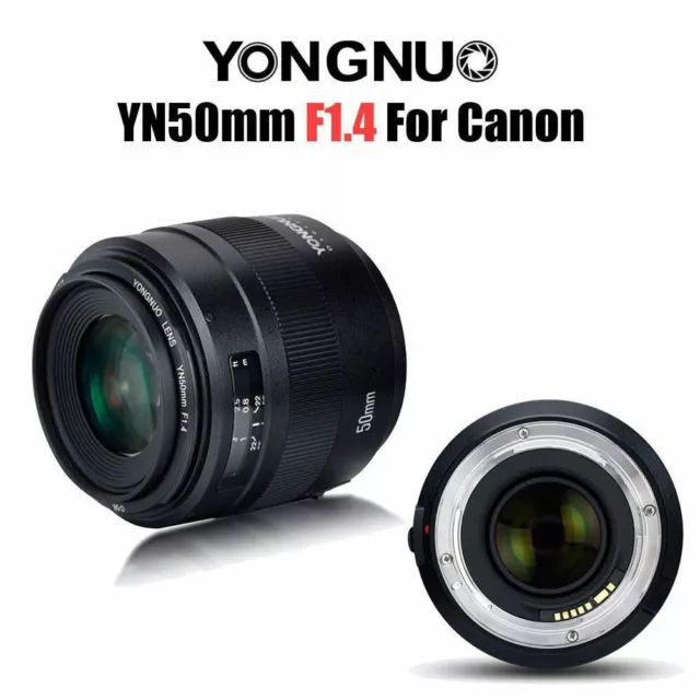 YONGNUO YN50mm F1.4 Full-frame Auto Focus Large Aperture Lens for Canon