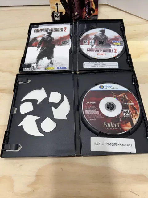 PC games lot. Close Combat, Fallout Las Vegas, Company of Heroes 2. Bundle, 2