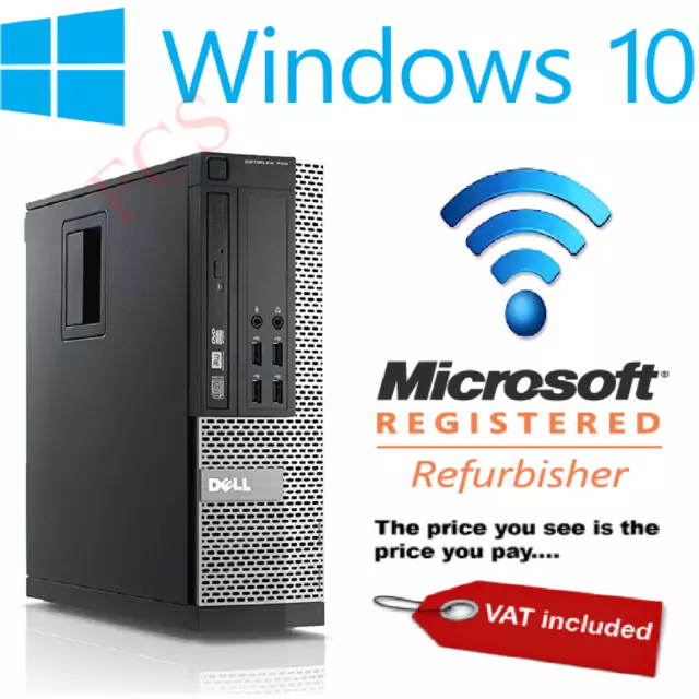 Fast Cheap Quad Core i5 Desktop SFF 32GB RAM HDD And SSD Windows 10 PC Computer