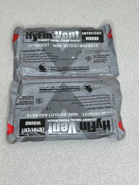 HyFin Vent Chest Seal Twin Pack Expires 2027