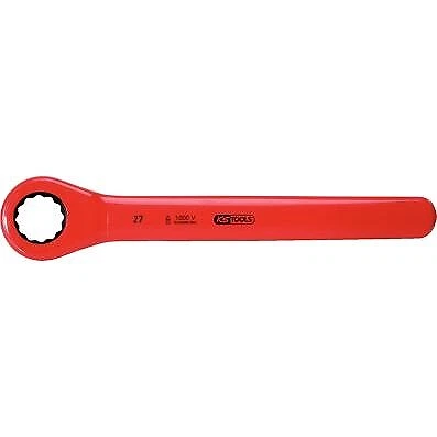 KS TOOLS Chiave ad anello a cricchetto con isolamento protettivo, 11/16"