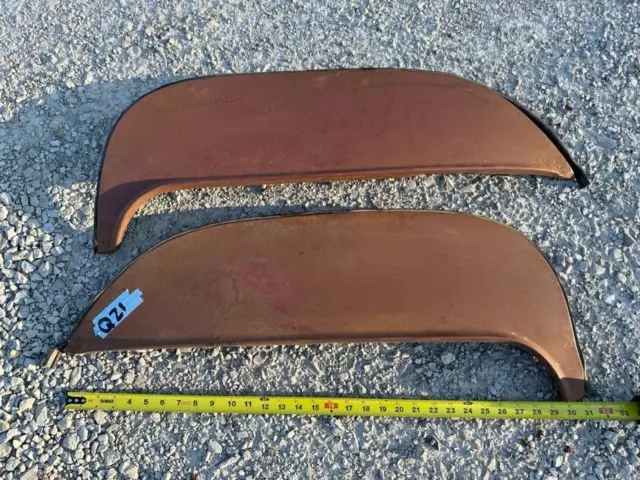 Vintage PAIR Old 1965 65 FORD FWS-65 FAIRLANE Hot Rod Foxcraft FENDER SKIRTS