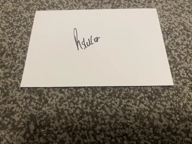 Ronnie Stutter Chelsea Football Team Premier League England 6x4 Signed Card