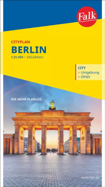 Falk Cityplan Berlin 1:25.000 | (Land-)Karte | Deutsch (2023) | Falk Citypläne