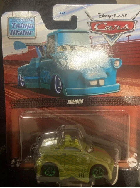 DISNEY PIXAR CARS Tokyo Mater KOMODO Mattel 1:55 Scale BNIB Toons ...