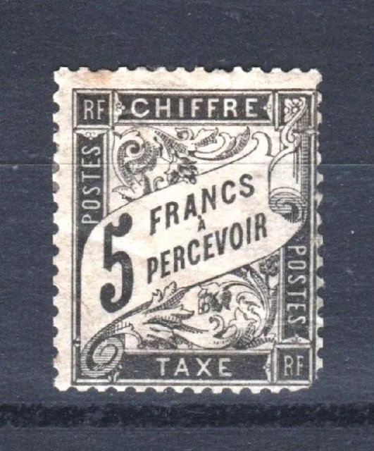 FRANCE STAMP TIMBRE TAXE N° 24 " TYPE DUVAL 5F NOIR " NEUF x A VOIR RARE T527
