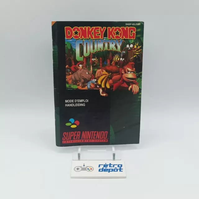 Notice Donkey Kong Country / Super Nintendo SNES / PAL / FR / SNSP-8X-FAH#1