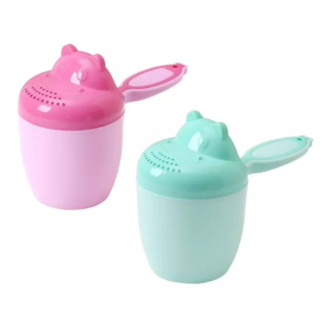 Toddler Waterfall Rinser Cup Ear Protective Shampoo Cup KidS Mini Watering