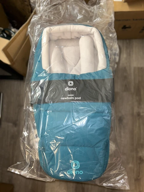 Diono Newborn Pod For Stroller Luxury Footmuff w/ Temp Control. Color Blue.