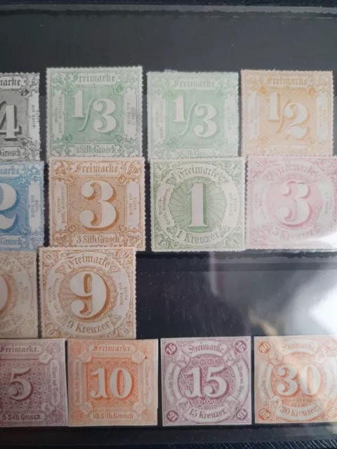 altdeutschland thurn und taxis Briefmarkensammlung 43 Marken (459) 3