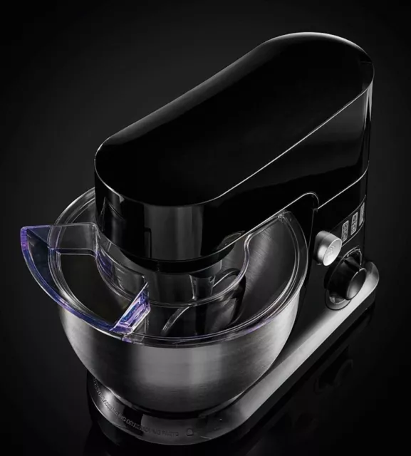 4L Standmixer Glanz Schwarz Schirm 600W 6 Gang Einstellungen Küchenhilfe Neu Zuhause Geschenk