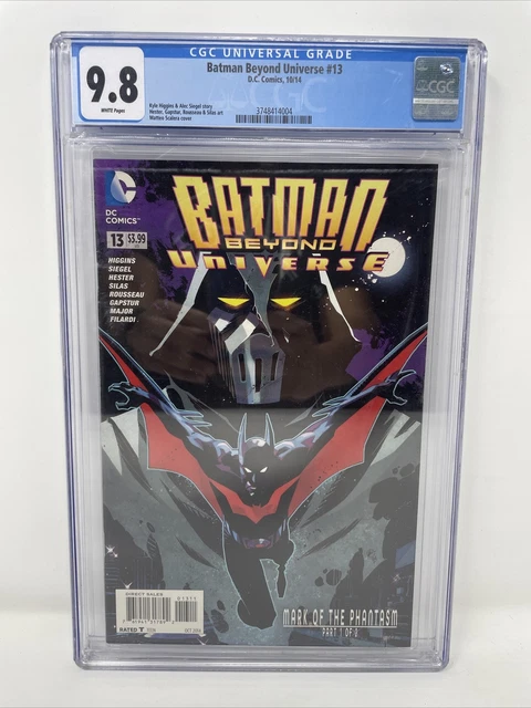 Batman Beyond Universe # 13 Scalera Cover 1st Phantasm in DC Continuity CGC 9.8