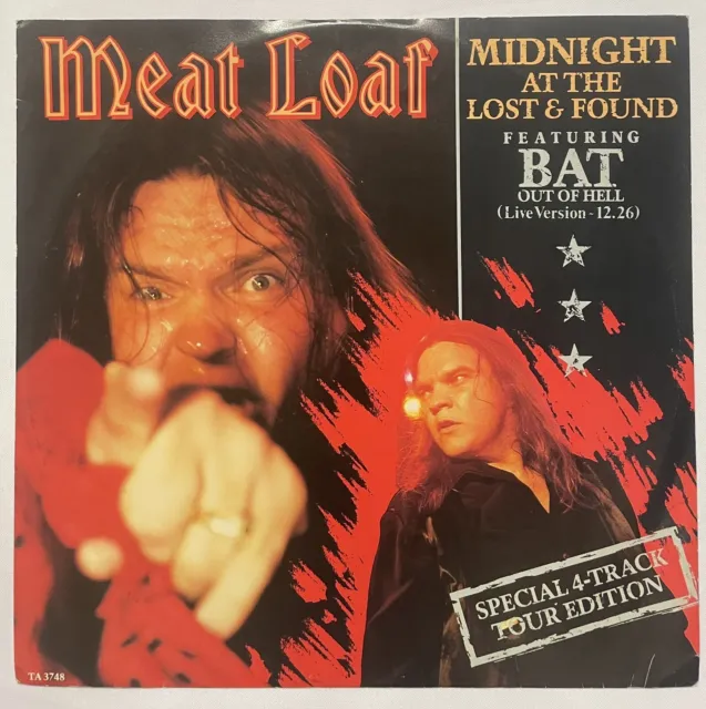 Meat Loaf Midnight At The Lost & Found (PS) 12" Vinyl Single TA3748 Rock