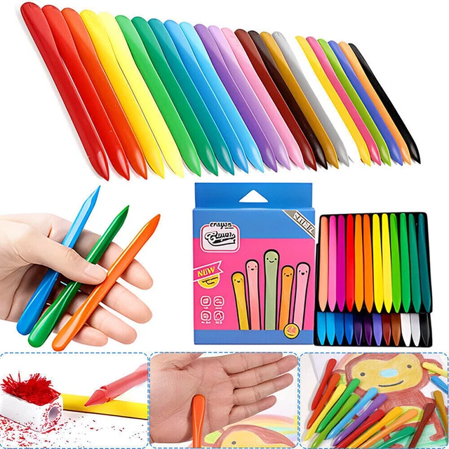 Juego de dibujo de pintura orgánica para niños lápices de colores brillantes