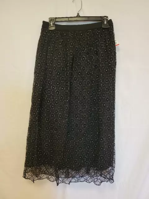 MSRP $99 BAR III Womens Skirt Black Gold Size XS