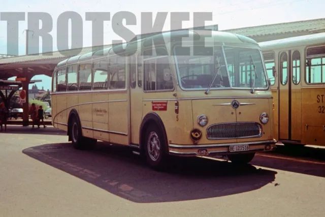 35mm Slide SWITZERLAND Bern Berne Bus BE 123516 1983 Original Swiss