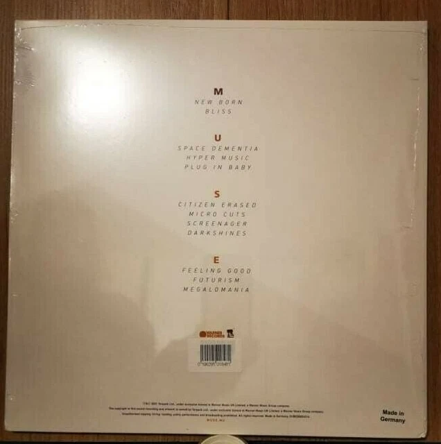 Muse Vinyle "Origin Of Symmetry Xx Anniversary Remixx" Color Edition Neuf Scelle 2