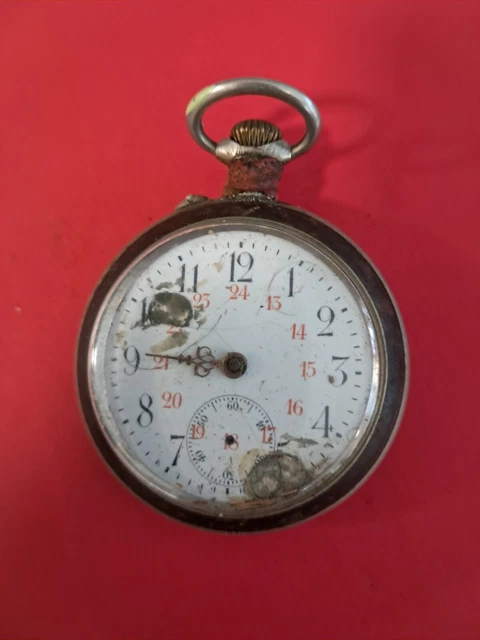 Montre De Poche (gousset) N2485 - Mouvement Mécanique - Occasion - Département Femme