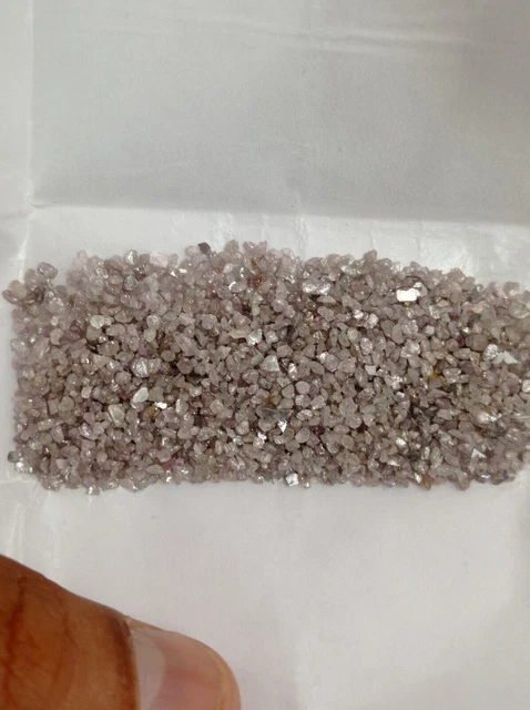 100% NATUREL Diamants bruts en vrac Rose non taillé réel 1,0-1,5 mm 2,00...