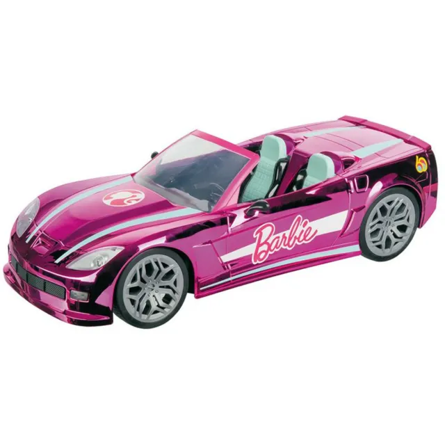 Barbie RC Dream Car Sportwagen Cabrio ferngesteuertes Auto mit Licht 2,4 GHz