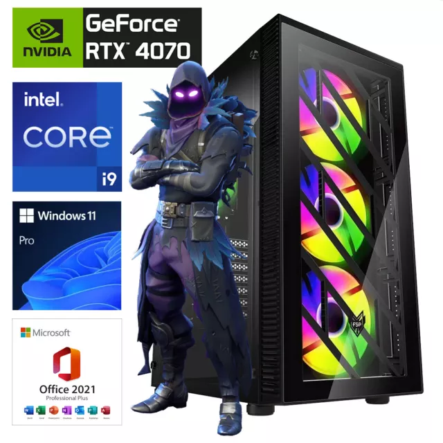 Gaming PC│Nvidia RTX 4070│Intel Core i9-11900KF│bis 64GB RAM│bis 4TB SSD│Win 11