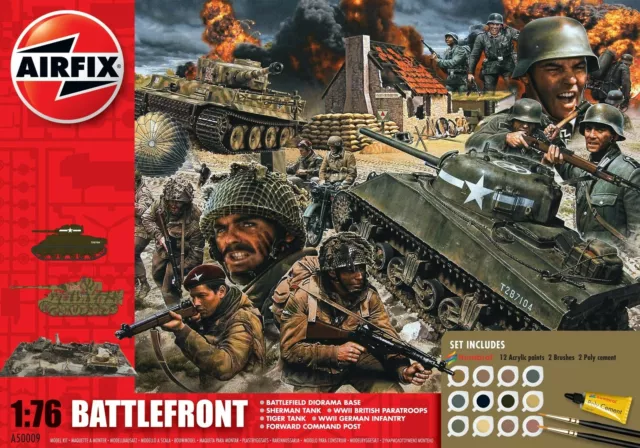 Airfix A50009A 1/76 D-Day 75Th Anniversary Battlefront Gift Set