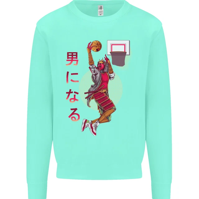 Felpa maglione giocatore di basket samurai uomo 6