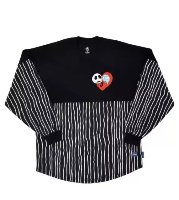 Disney Jack & Sally Nightmare Before Christmas Spirit Jersey New M Tim Burton 2