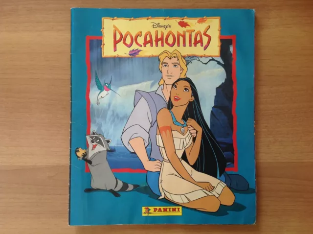 ALBUM FIGURINE PANINI " POCAHONTAS " Buono Stato non completo